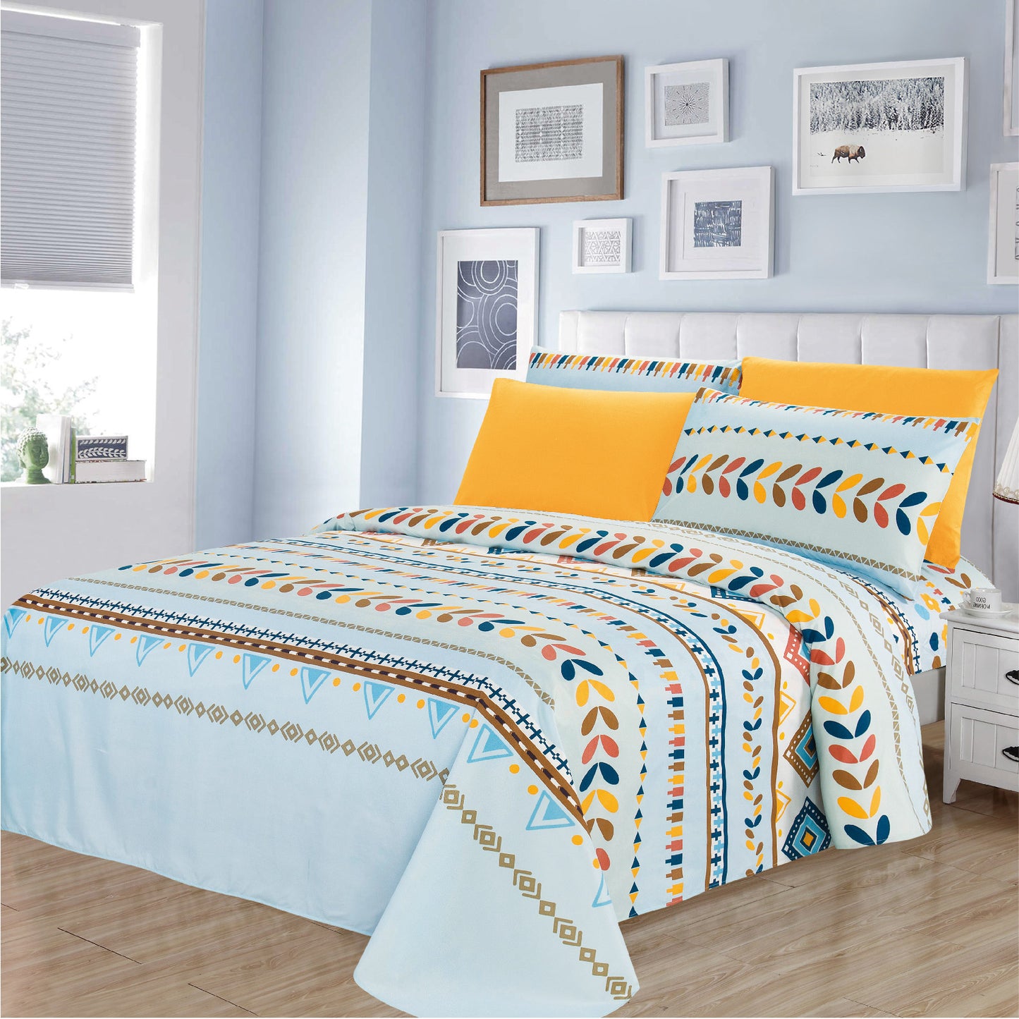 6 Piece Sheet Set - Variation Patterns - 1072 Lineup - Glory Home Design