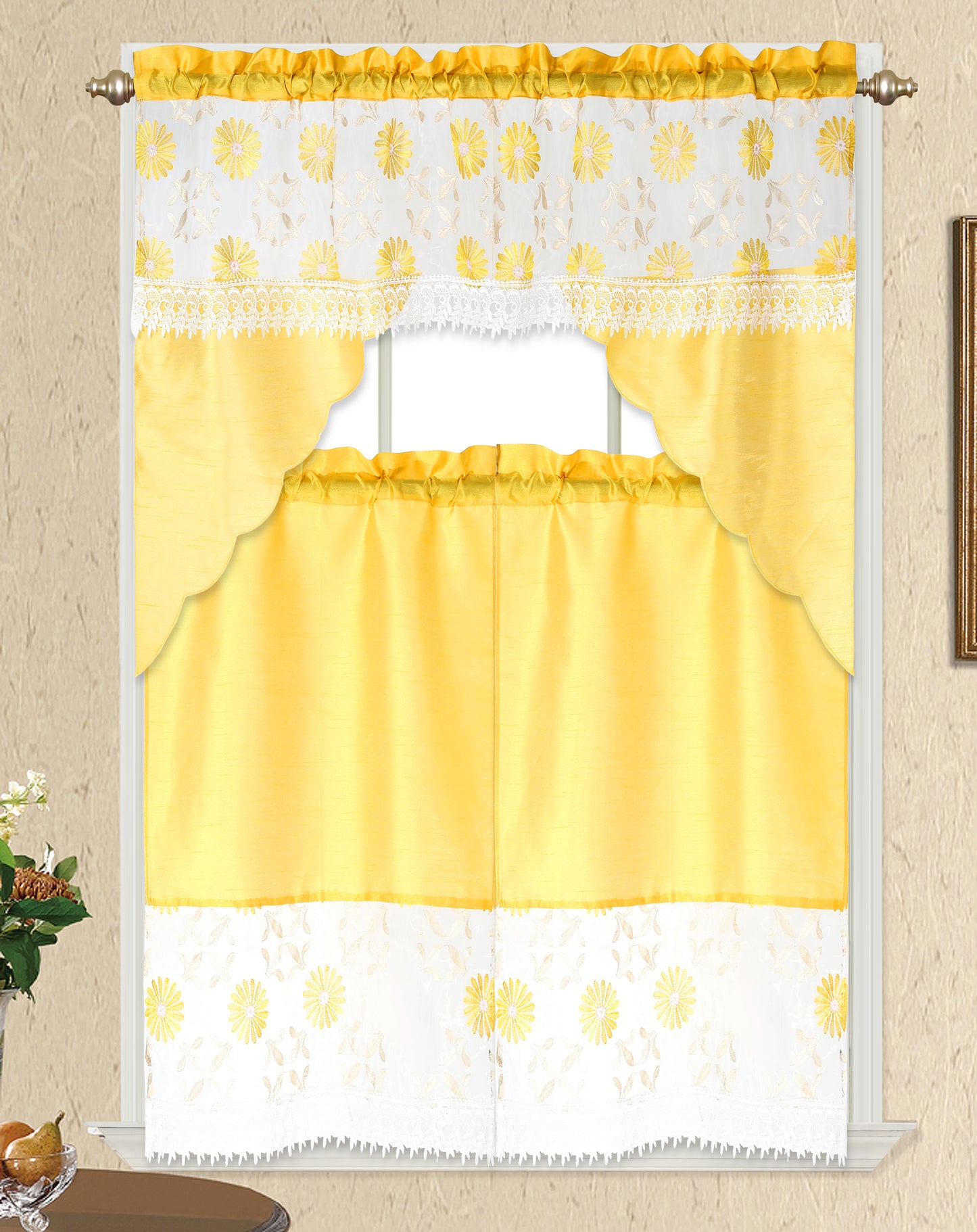 3 Piece - Kitchen Curtain - ETY