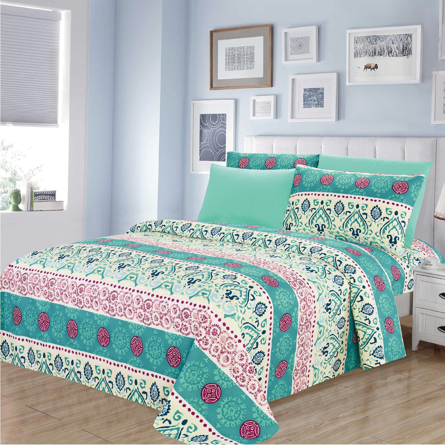 6 Piece Sheet Set - Variation Patterns - 1072 Lineup - Glory Home Design
