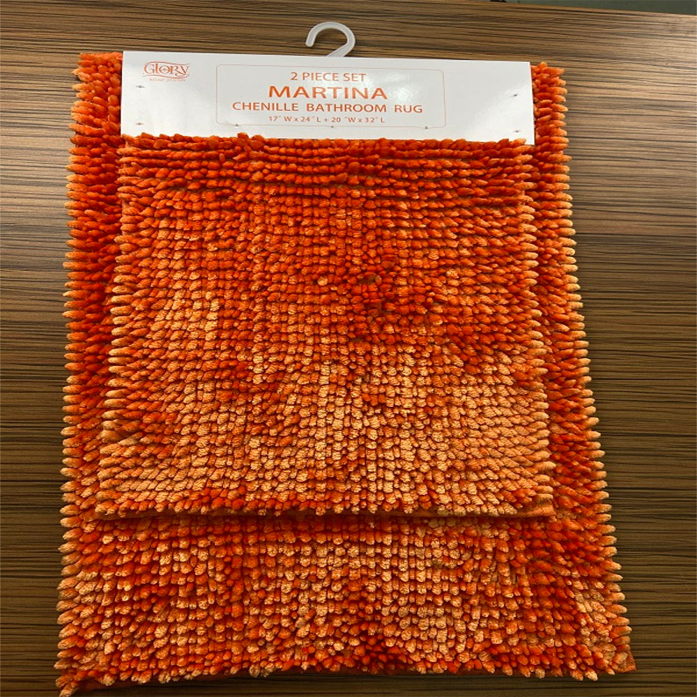 Martina- Chenille Bathroom Set - Glory Home Design