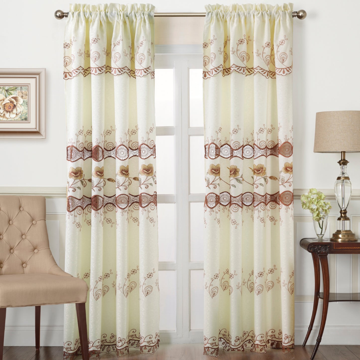 Tania - Macrame Panel - Set of Two - Assorted Colors - Glory Home Design