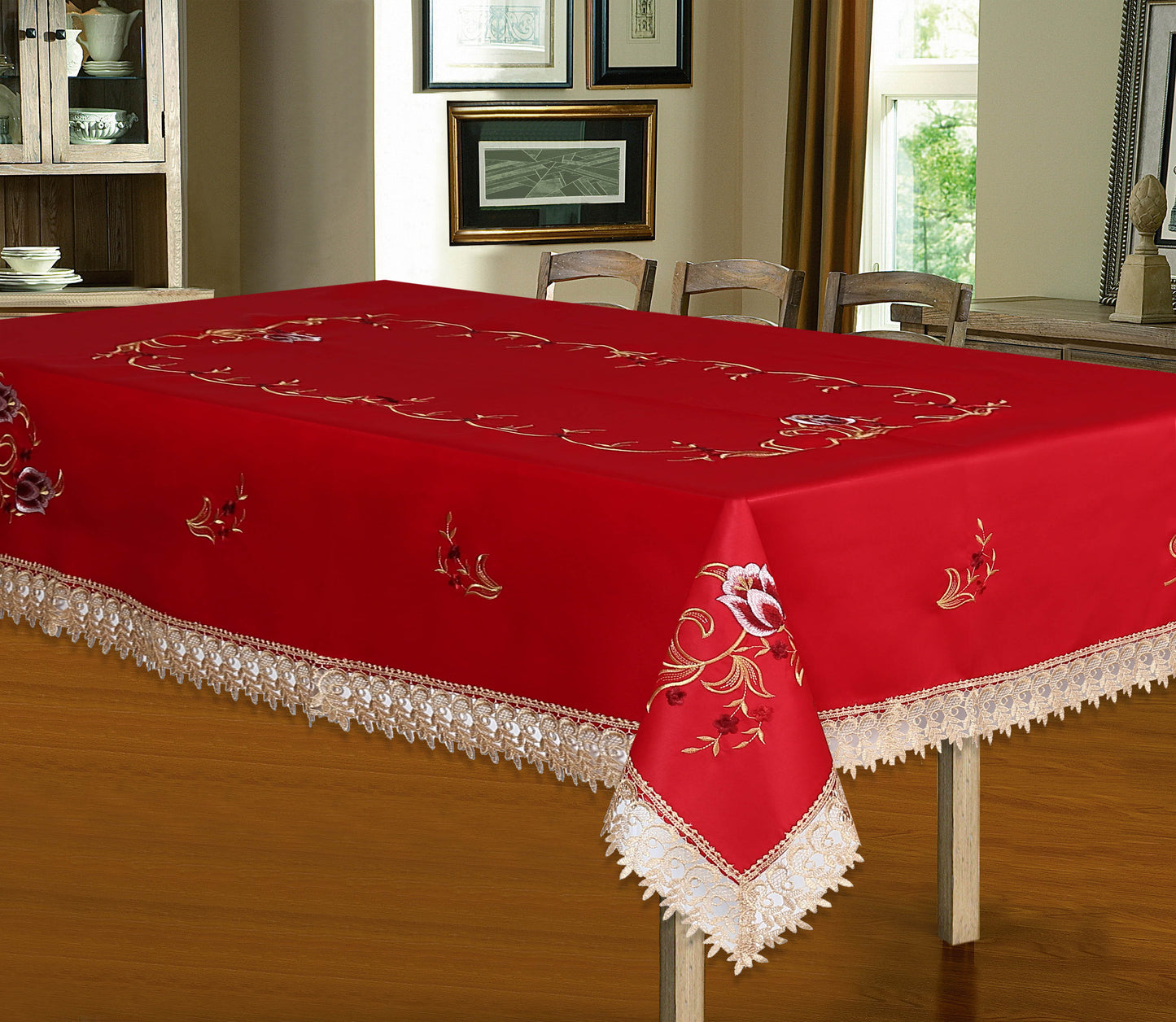 Tiffany - Embroidered Tablecloth - Glory Home Design