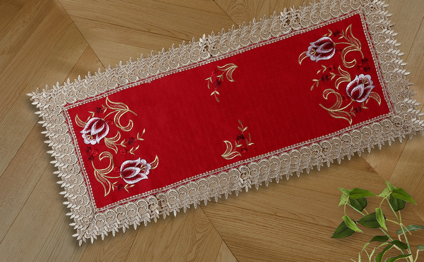 Tiffany - Embroidered Table Runner - Glory Home Design