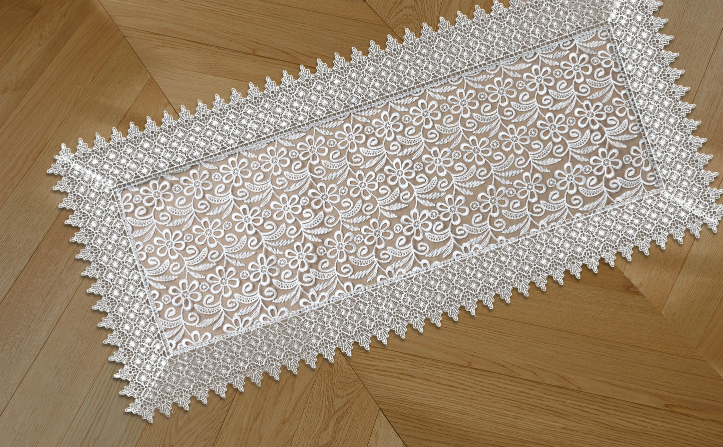 Lexia - Embroidered Table Runner - Glory Home Design