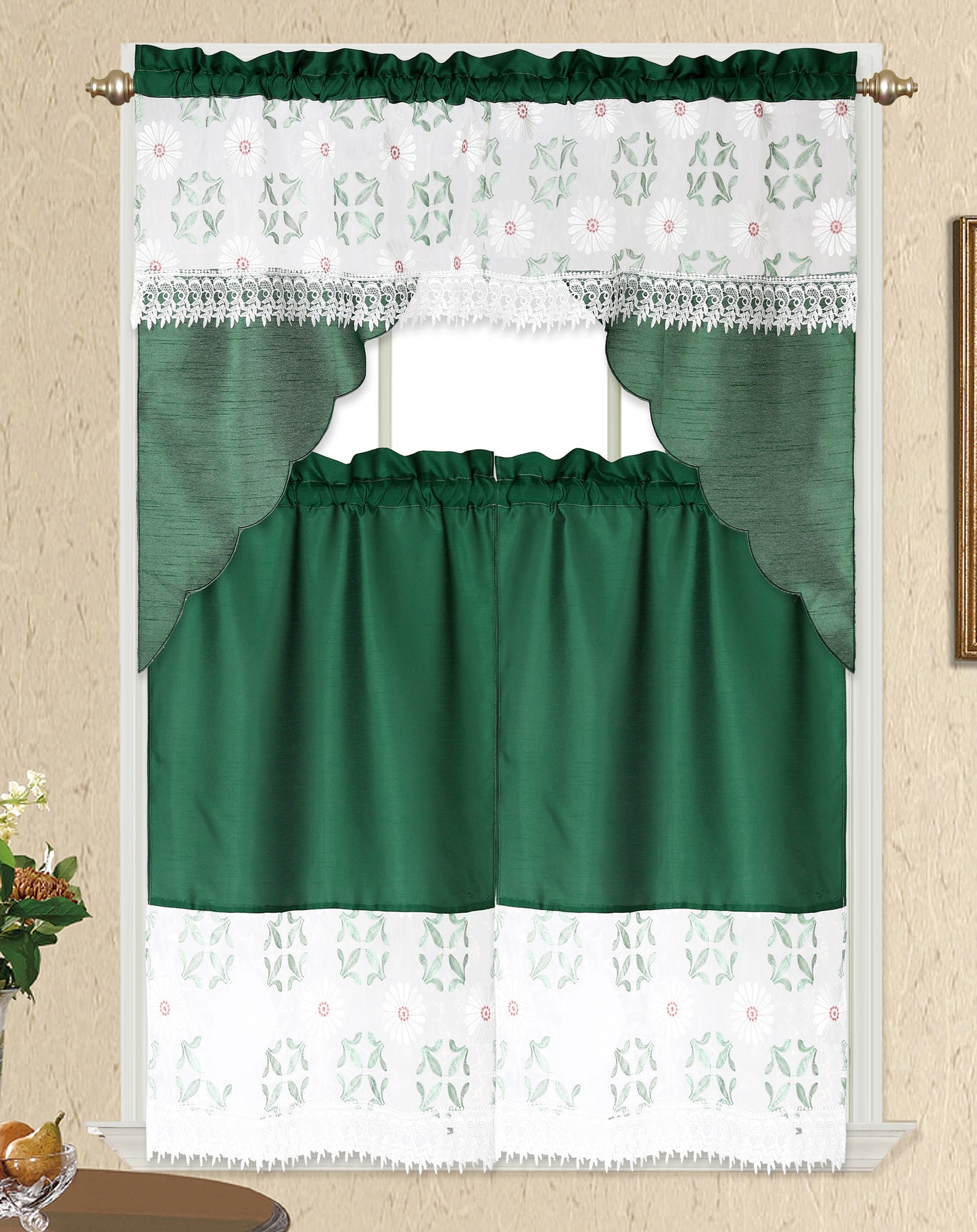 3 Piece - Kitchen Curtain - ETY