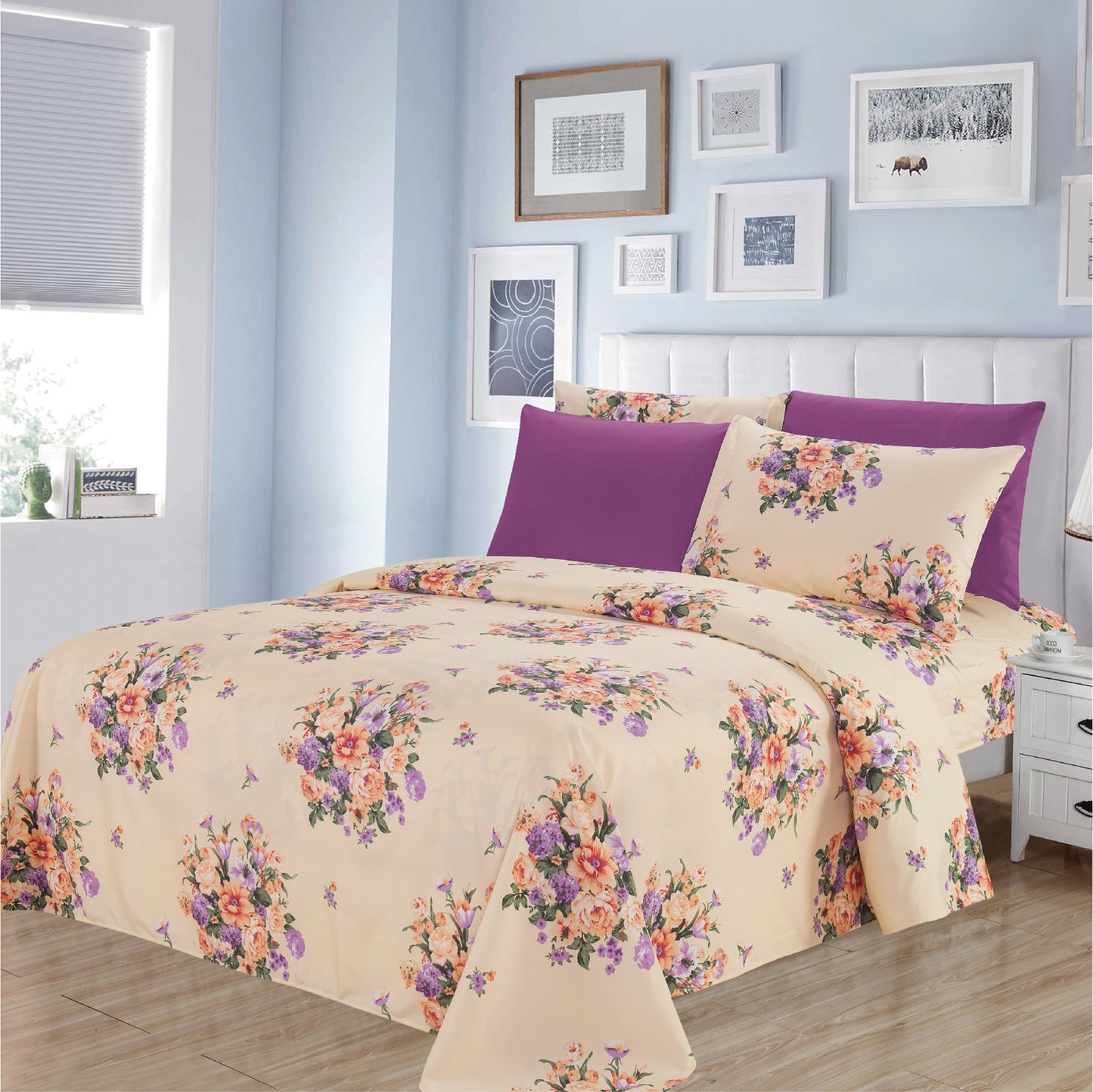 6 Piece Sheet Set - Variation Patterns - 1073 Lineup - Glory Home Design