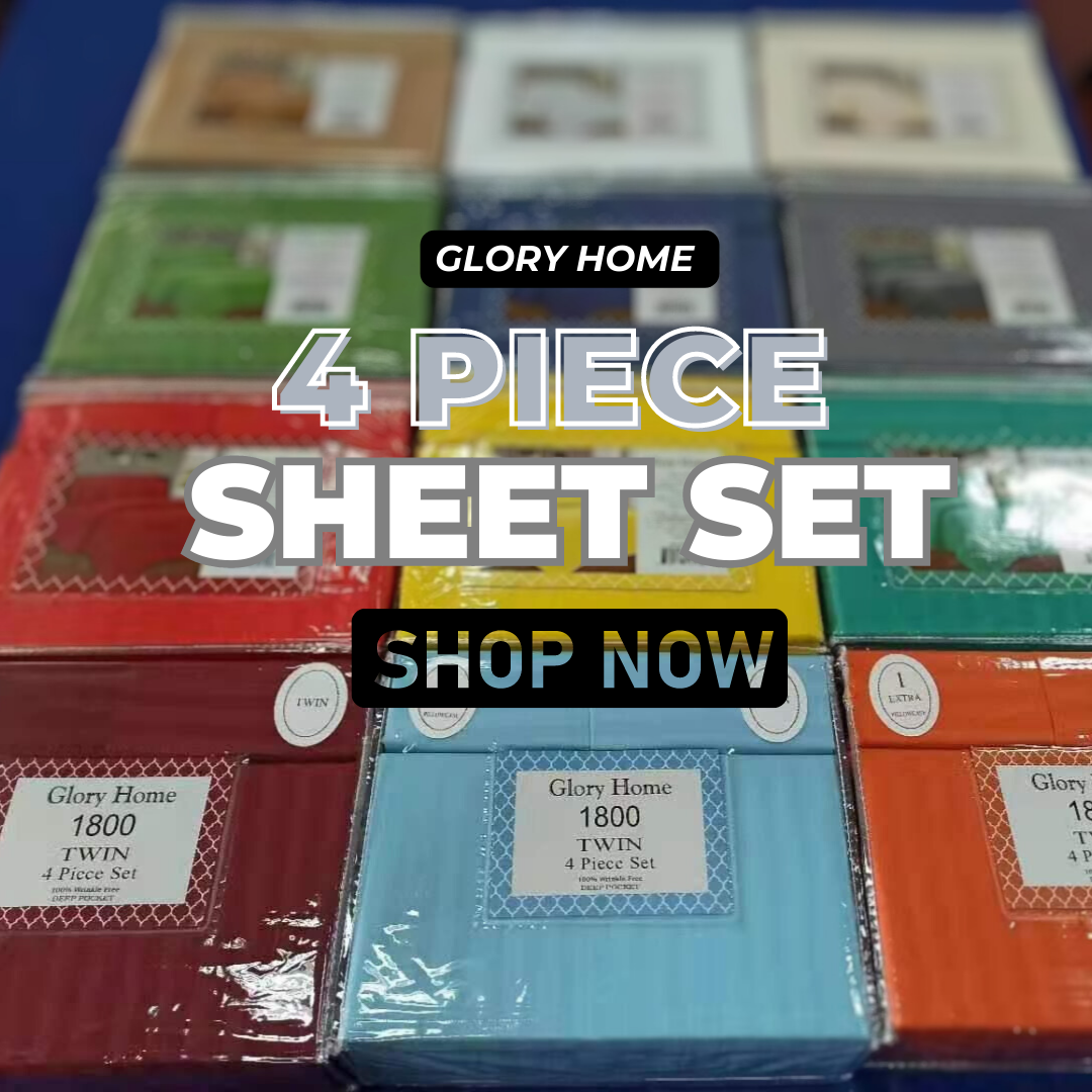 6 Piece Sheet Set - Single Colors 1091 Lineup - Glory Home Design