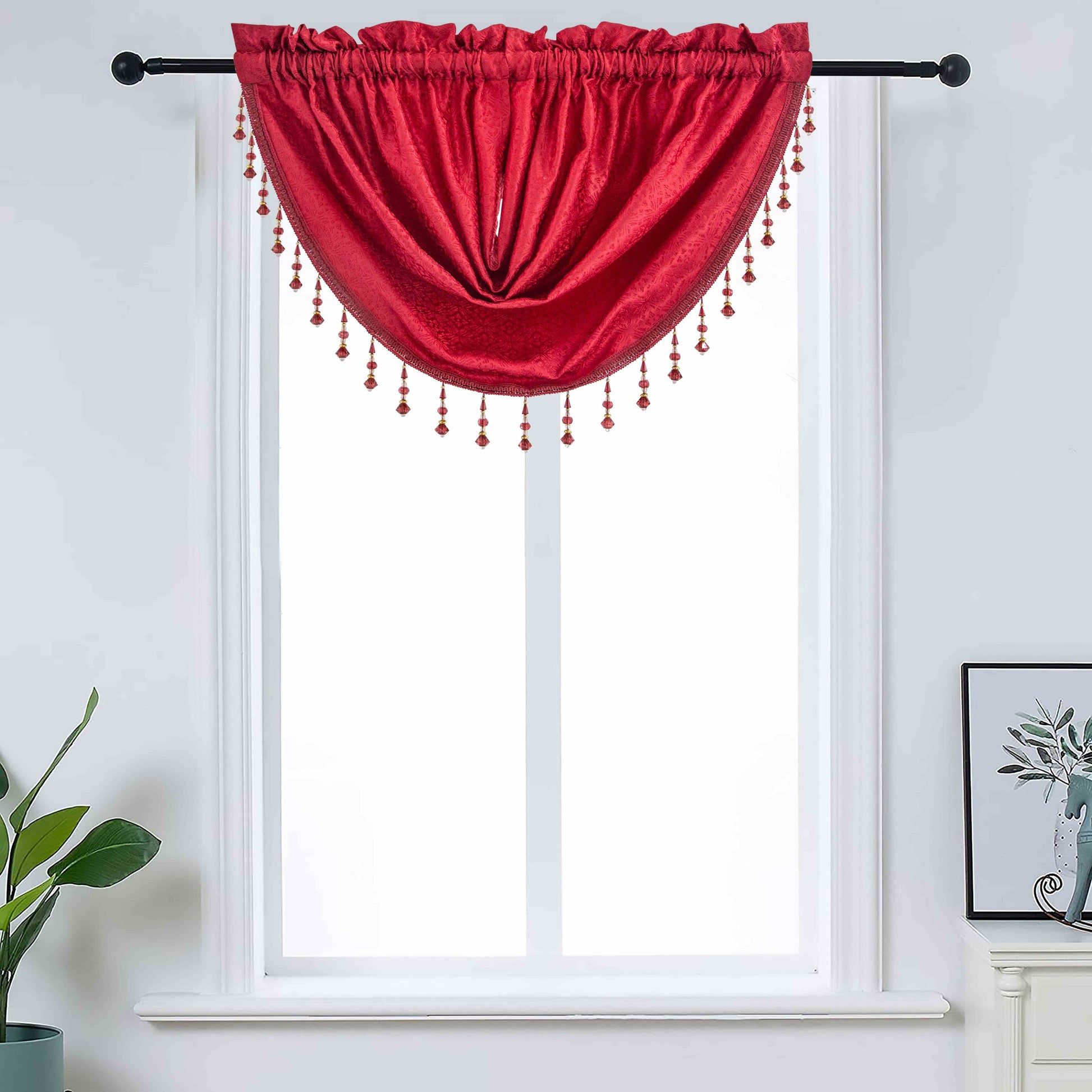 Denise - Embroidered Macrame Jacquard Panel - Valance sold separately - Glory Home Design