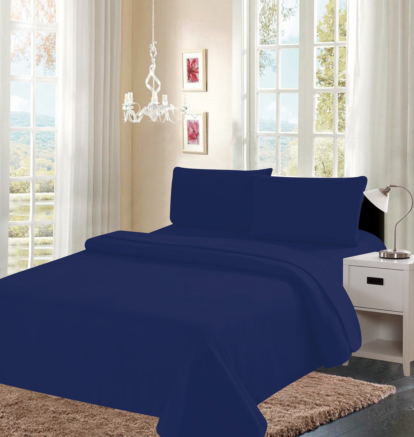 4 Piece Sheet Set - Single Colors 800 Lineup - Glory Home Design