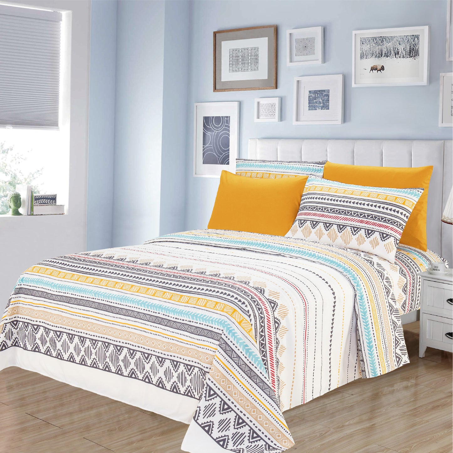 6 Piece Sheet Set - Variation Patterns - 1073 Lineup - Glory Home Design