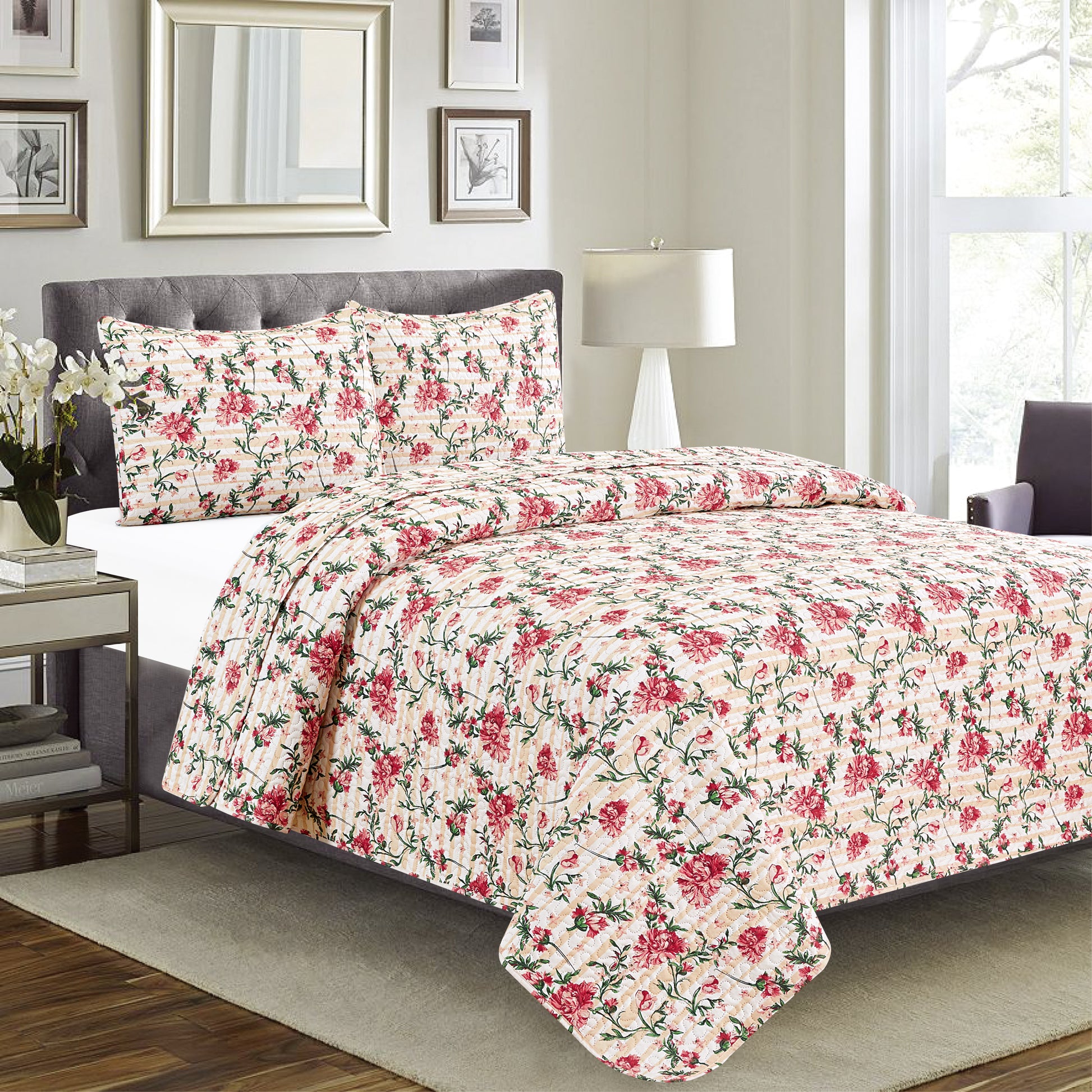 Harmony- (3 Piece) Quilt Set - Glory Home Design