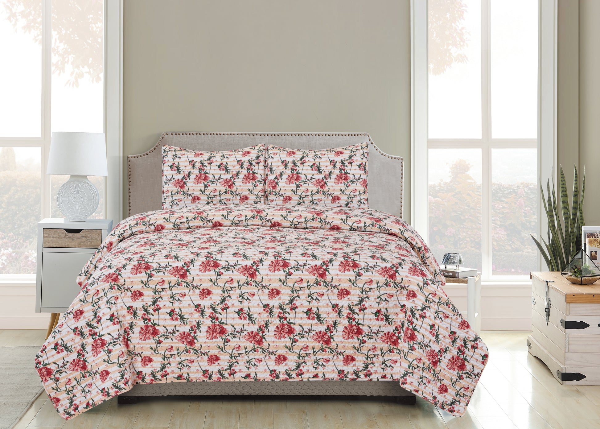 Harmony- (3 Piece) Quilt Set - Glory Home Design