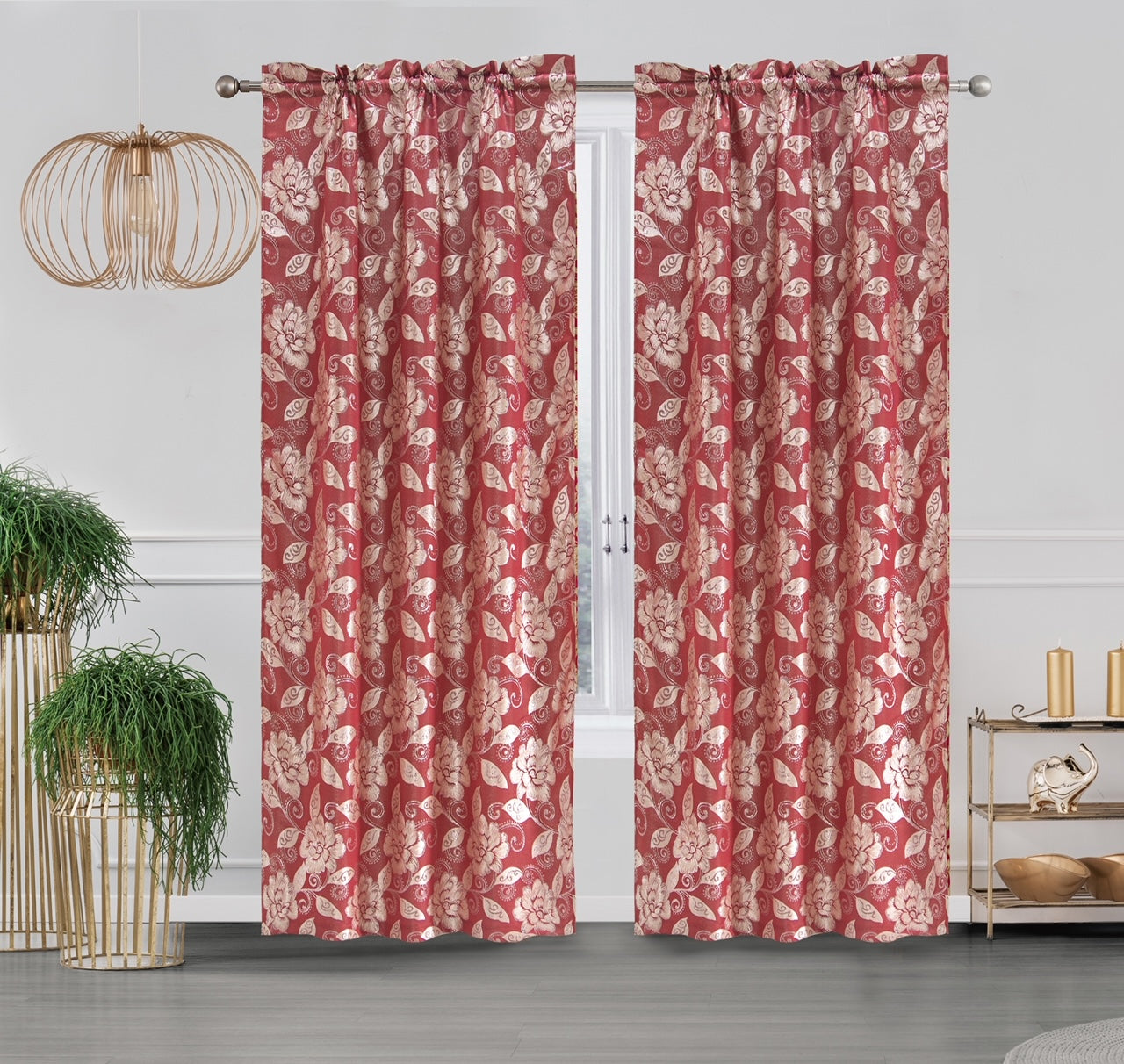 Cassie - Embroidered Macrame Jacquard Panel - Valance sold separately - Glory Home Design