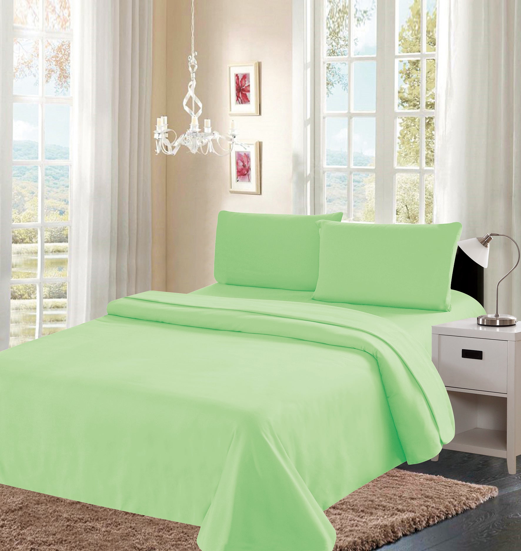 4 Piece Sheet Set - Single Colors 800 Lineup - Glory Home Design