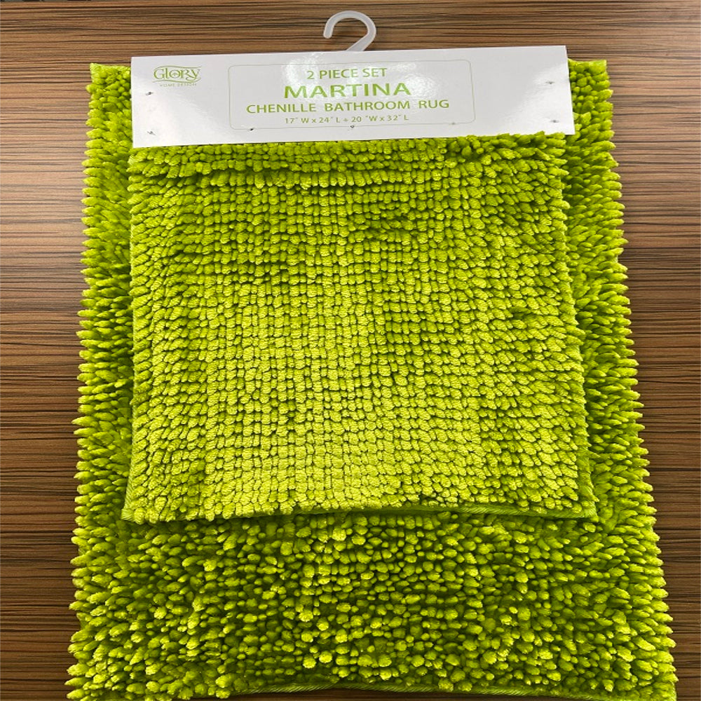 Martina- Chenille Bathroom Set - Glory Home Design