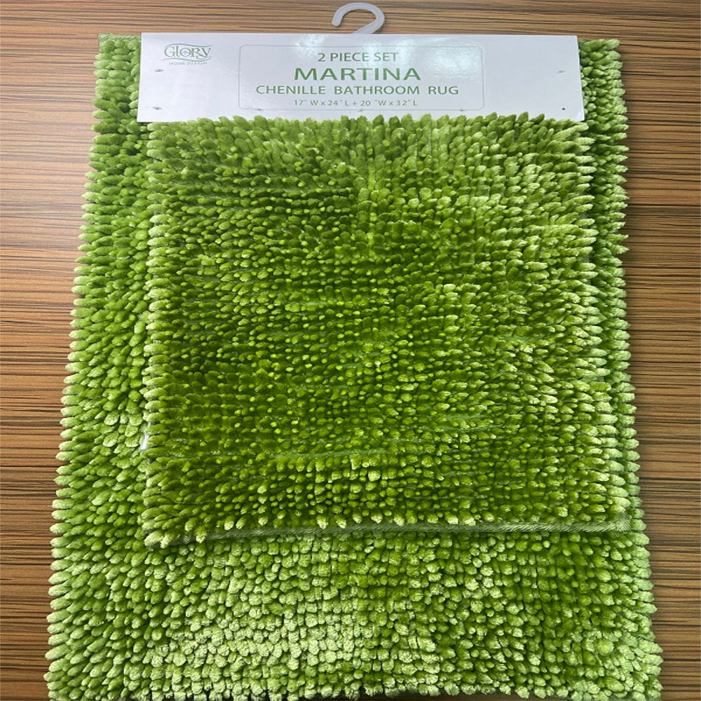Martina- Chenille Bathroom Set - Glory Home Design