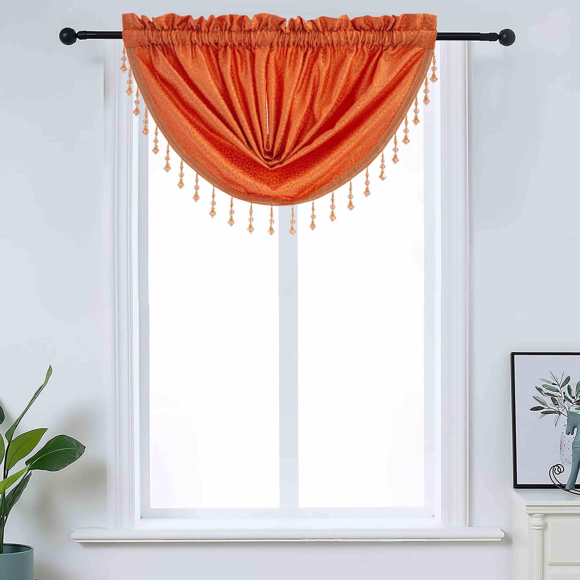 Denise - Embroidered Macrame Jacquard Panel - Valance sold separately - Glory Home Design