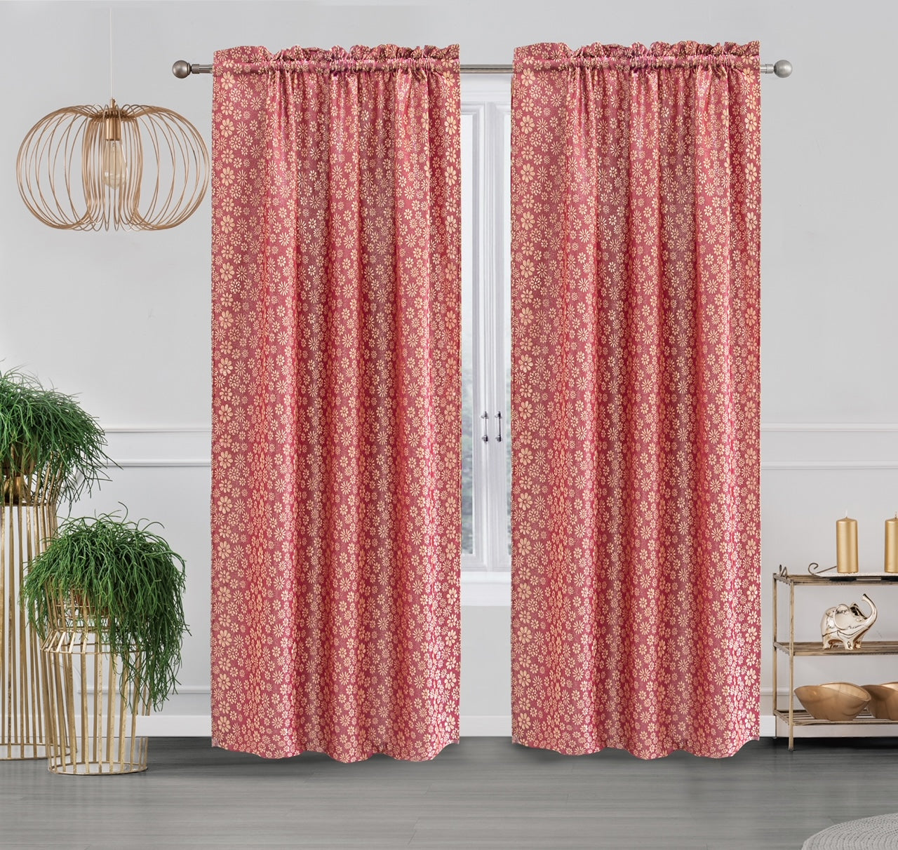 Ramona - Embroidered Macrame Jacquard Panel - Valance sold separately - Glory Home Design