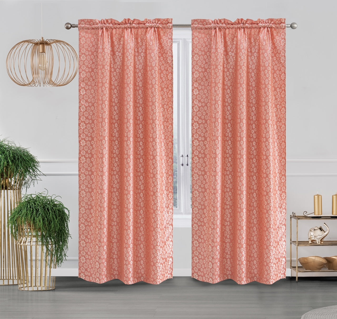 Ramona - Embroidered Macrame Jacquard Panel - Valance sold separately - Glory Home Design