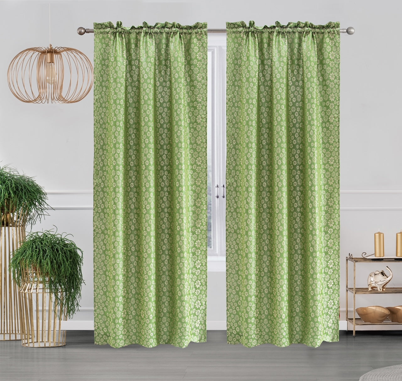 Ramona - Embroidered Macrame Jacquard Panel - Valance sold separately - Glory Home Design