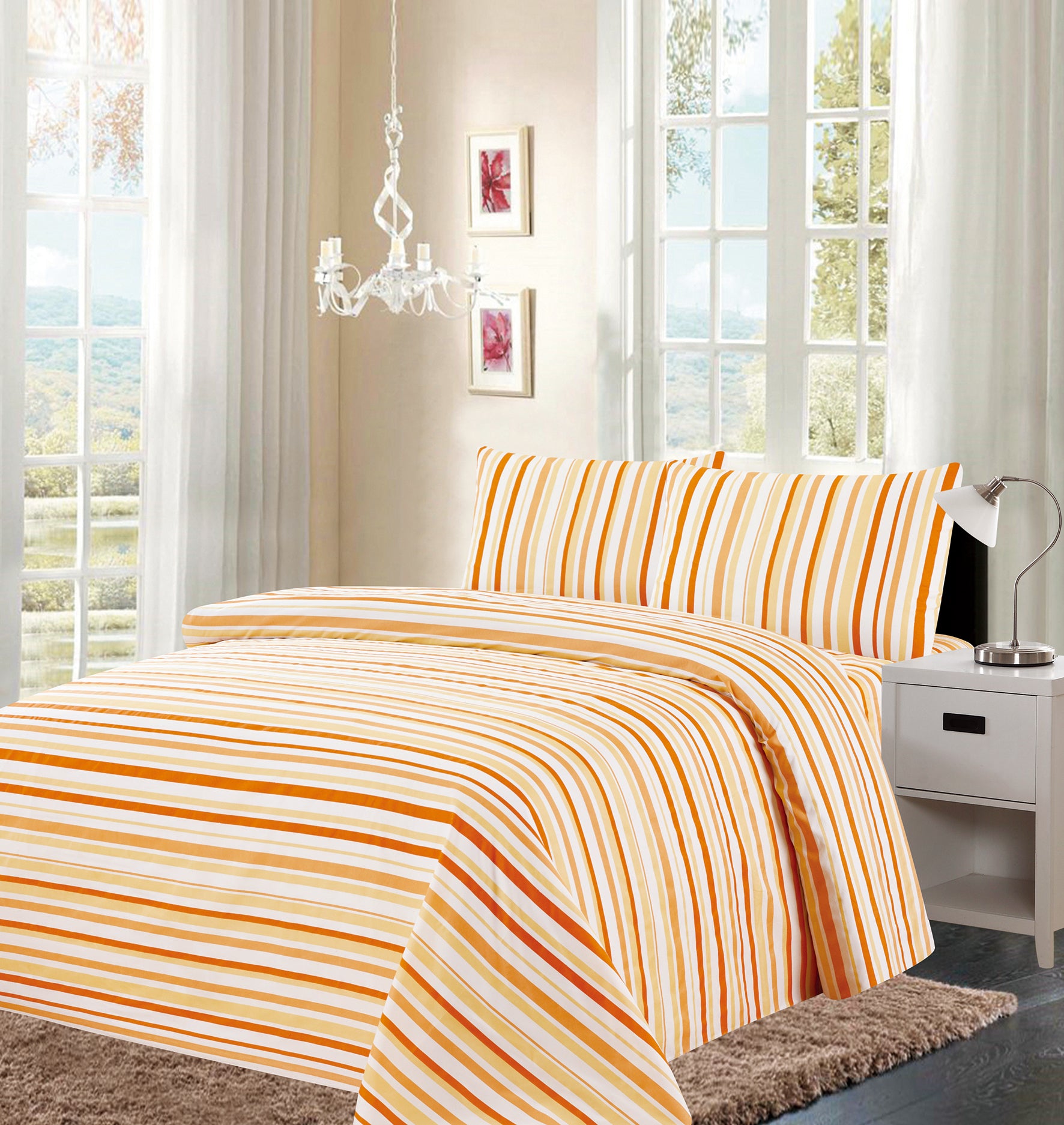 4 Piece Printed Sheet Set - Variation 800-2 Lineup - Glory Home Design