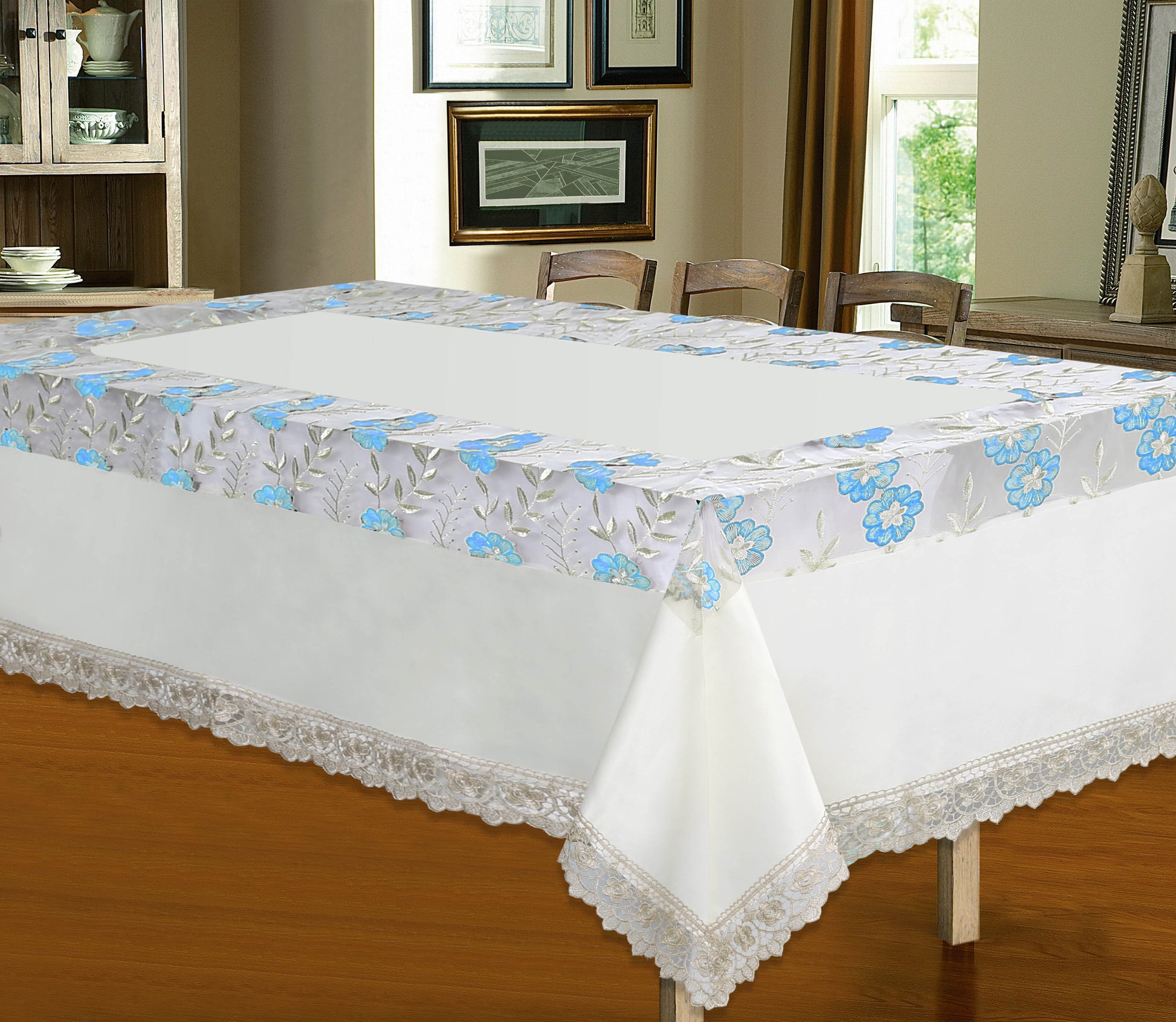 Cassandra - Embroidered Tablecloth - Glory Home Design