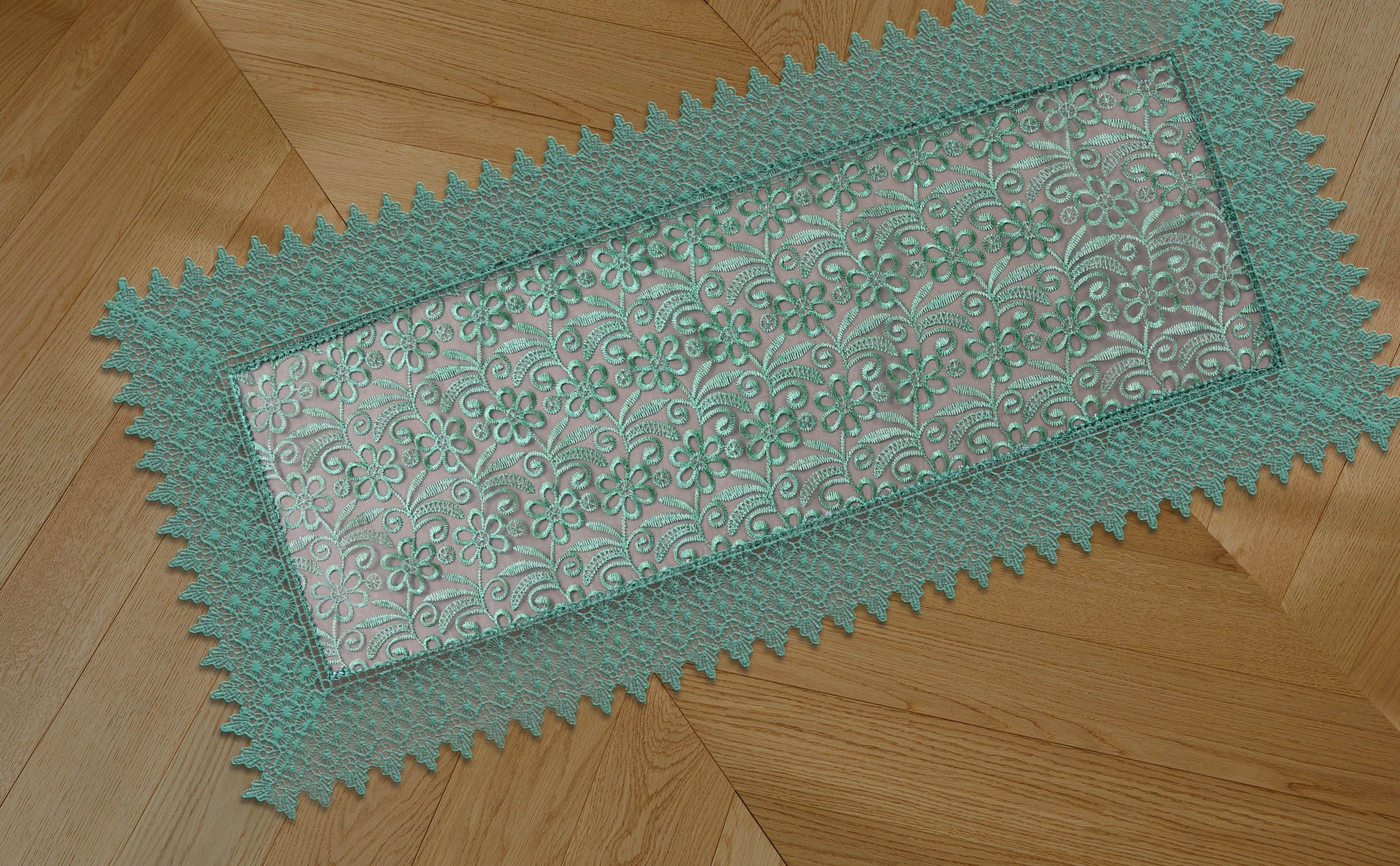 Lexia - Embroidered Table Runner - Glory Home Design