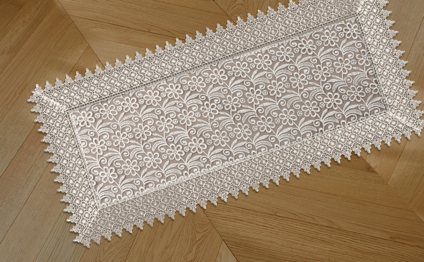 Lexia - Embroidered Table Runner - Glory Home Design