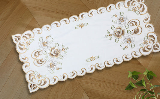 Crystal - Embroidered Table Runner - Glory Home Design