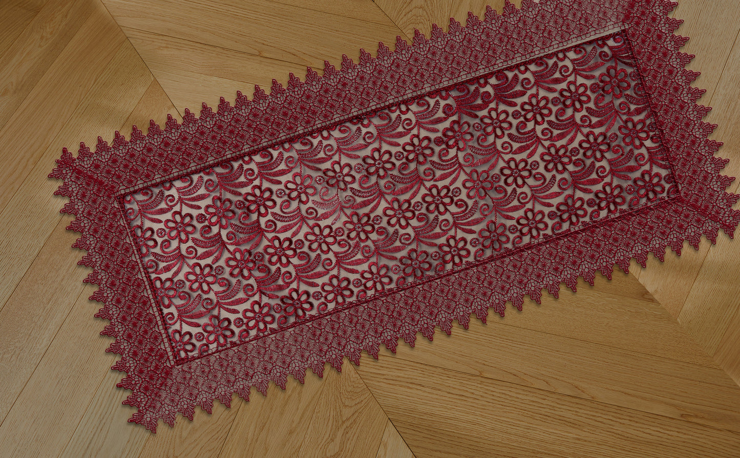 Lexia - Embroidered Table Runner - Glory Home Design