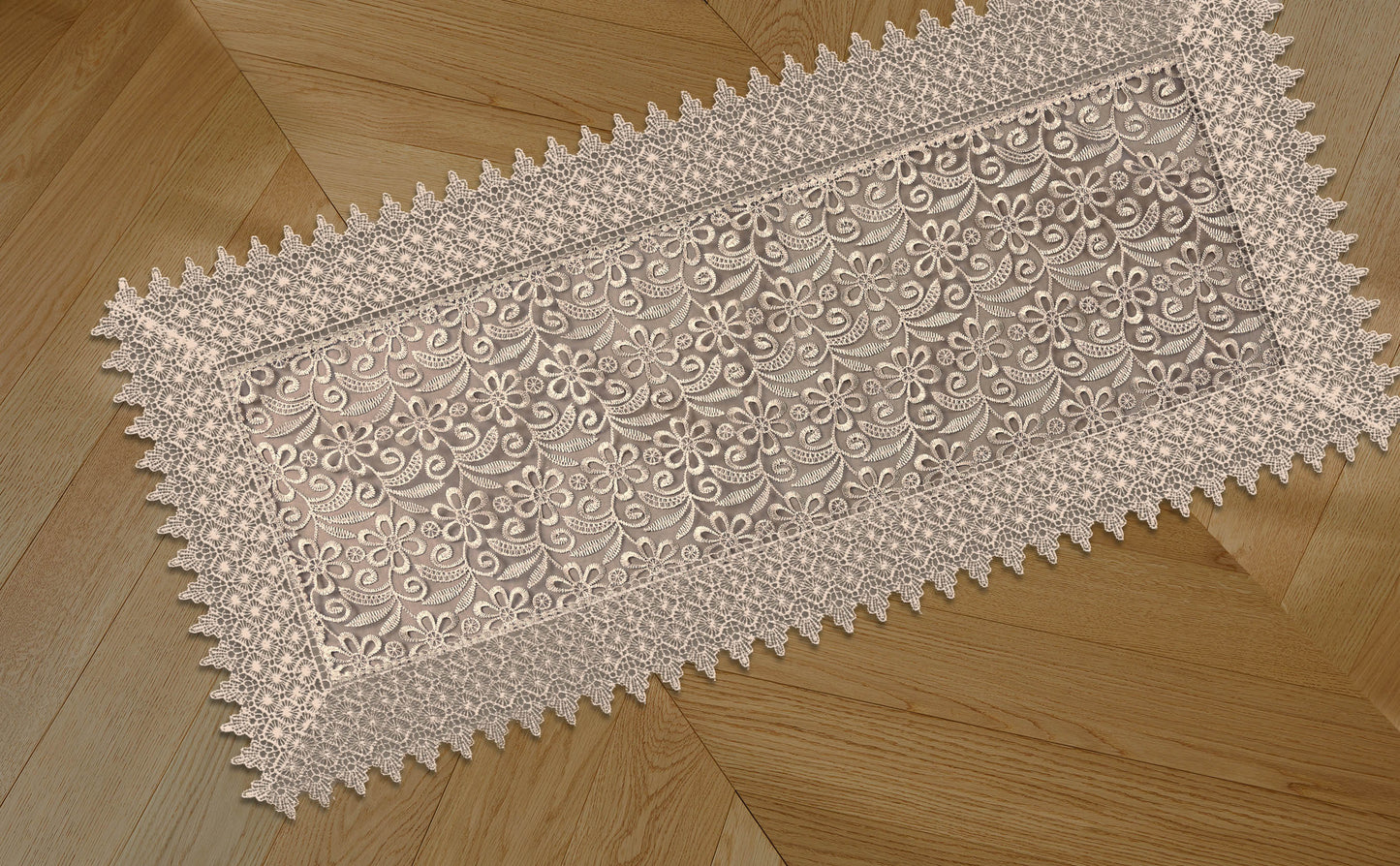 Lexia - Embroidered Table Runner - Glory Home Design