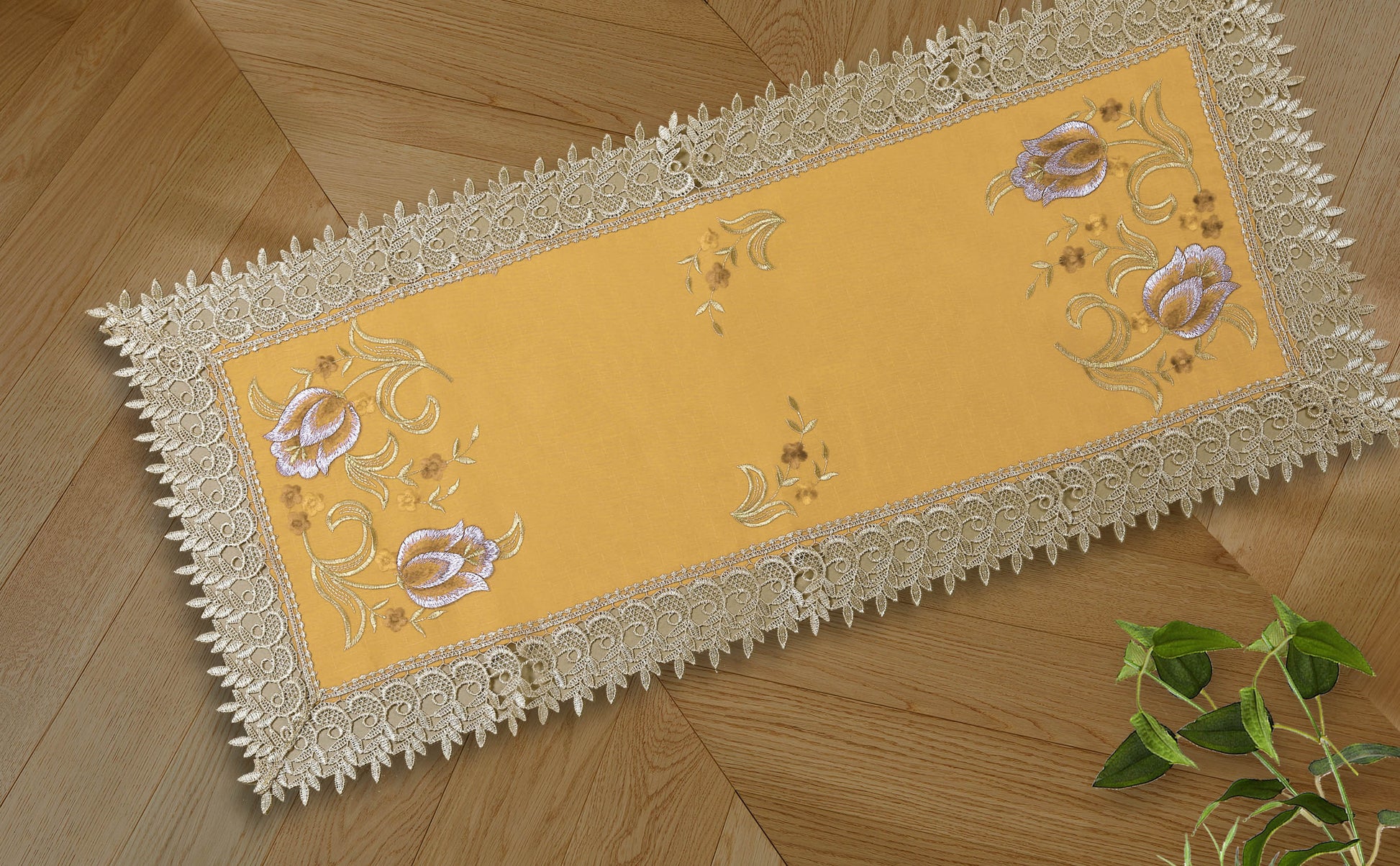 Tiffany - Embroidered Table Runner - Glory Home Design