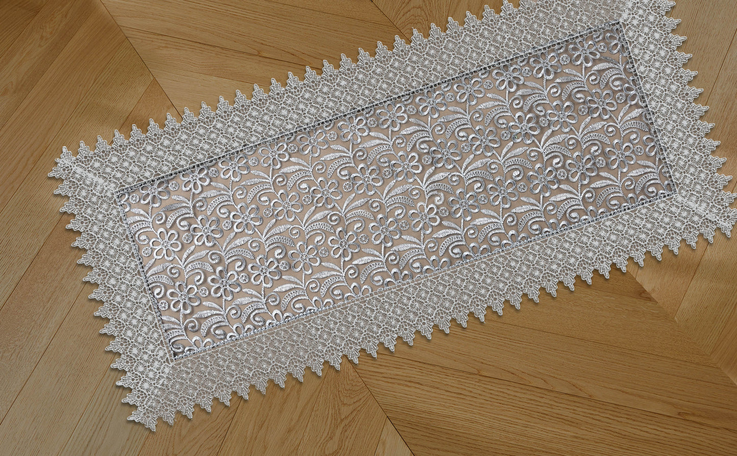 Lexia - Embroidered Table Runner - Glory Home Design