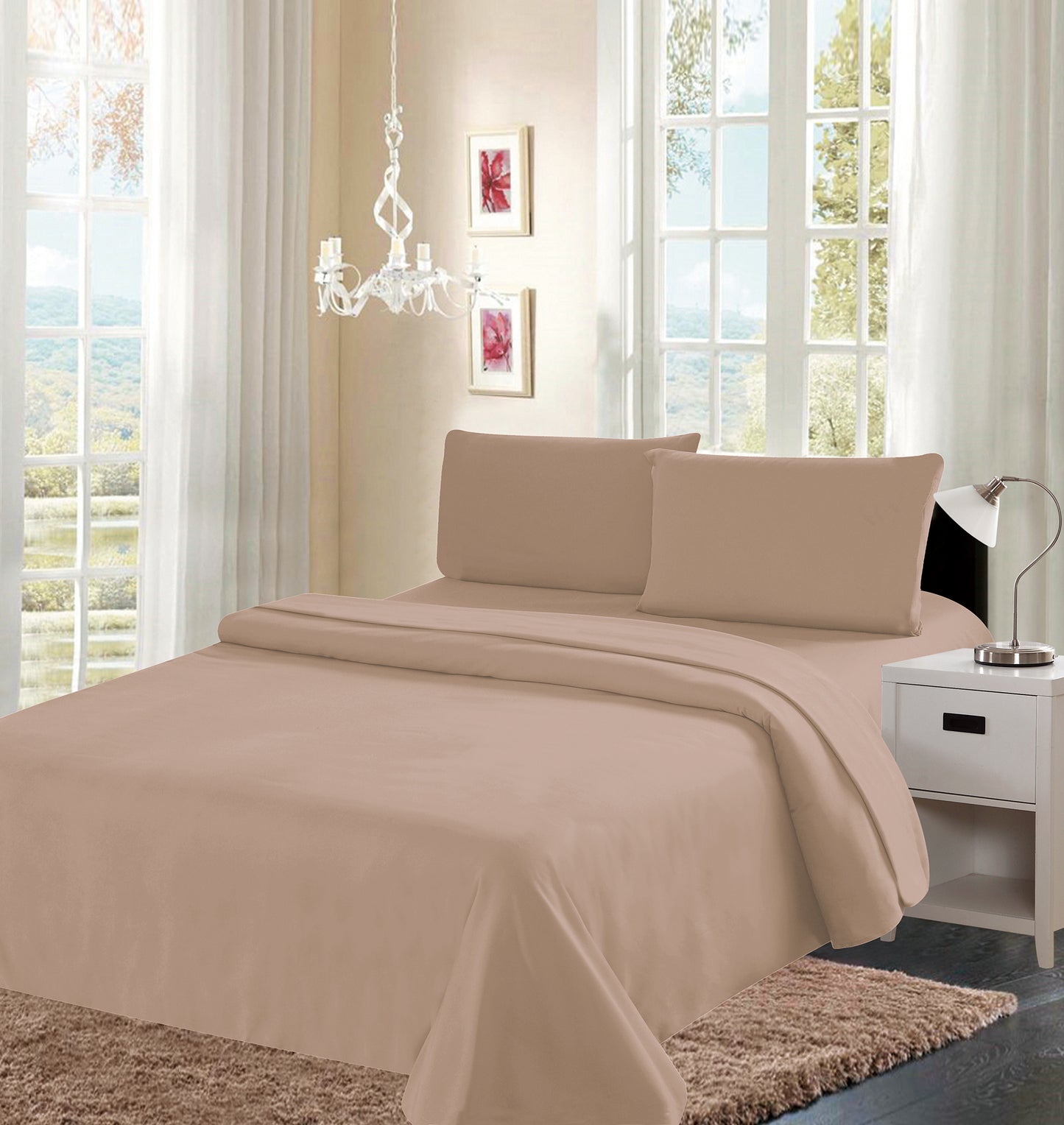 4 Piece Sheet Set - Single Colors 800 Lineup - Glory Home Design