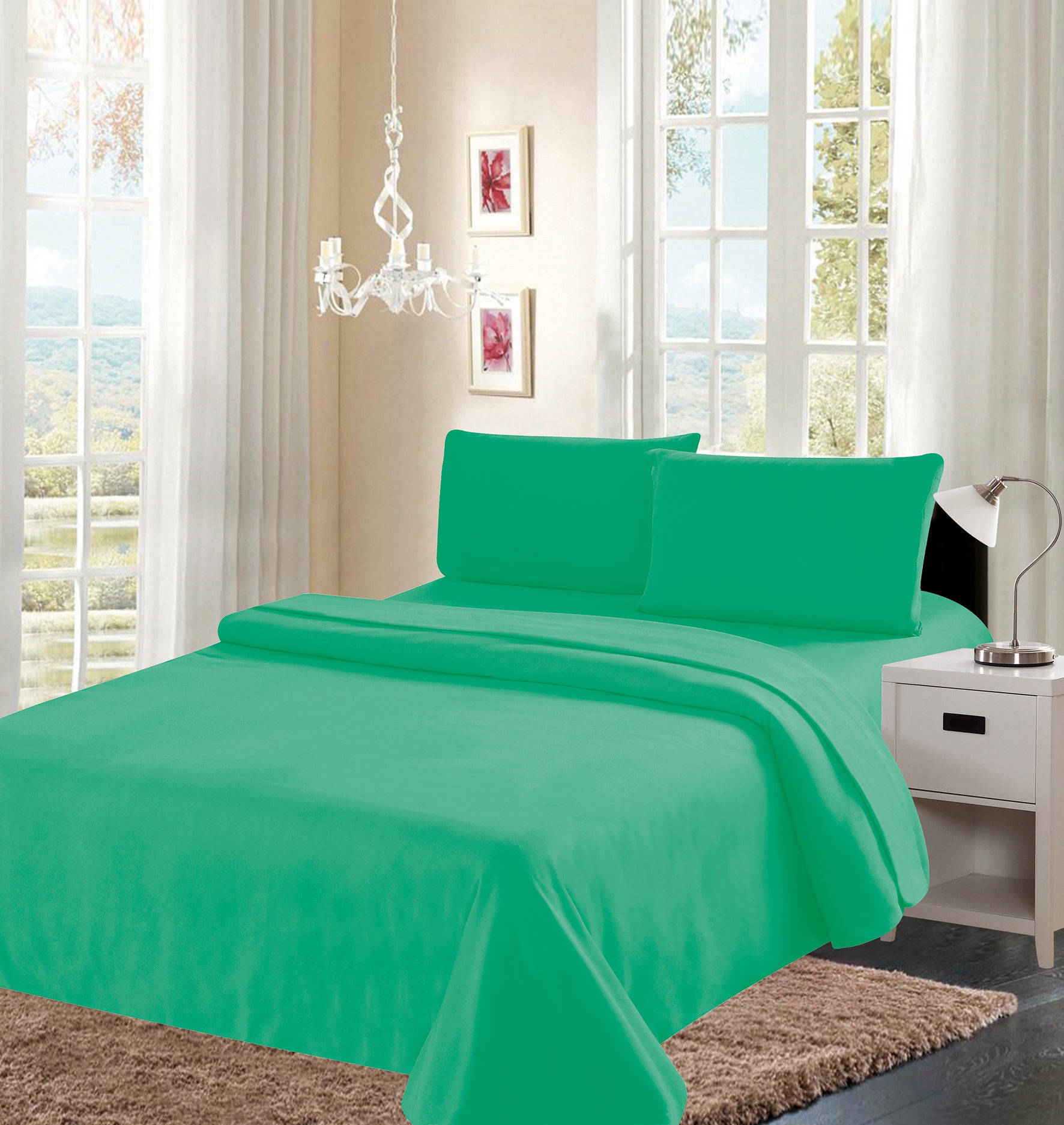 4 Piece Sheet Set - Single Colors 800 Lineup - Glory Home Design